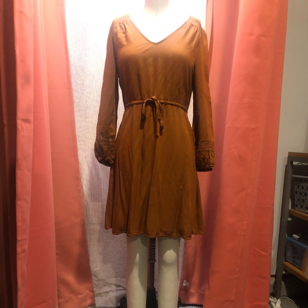 Old Navy rust brown dress